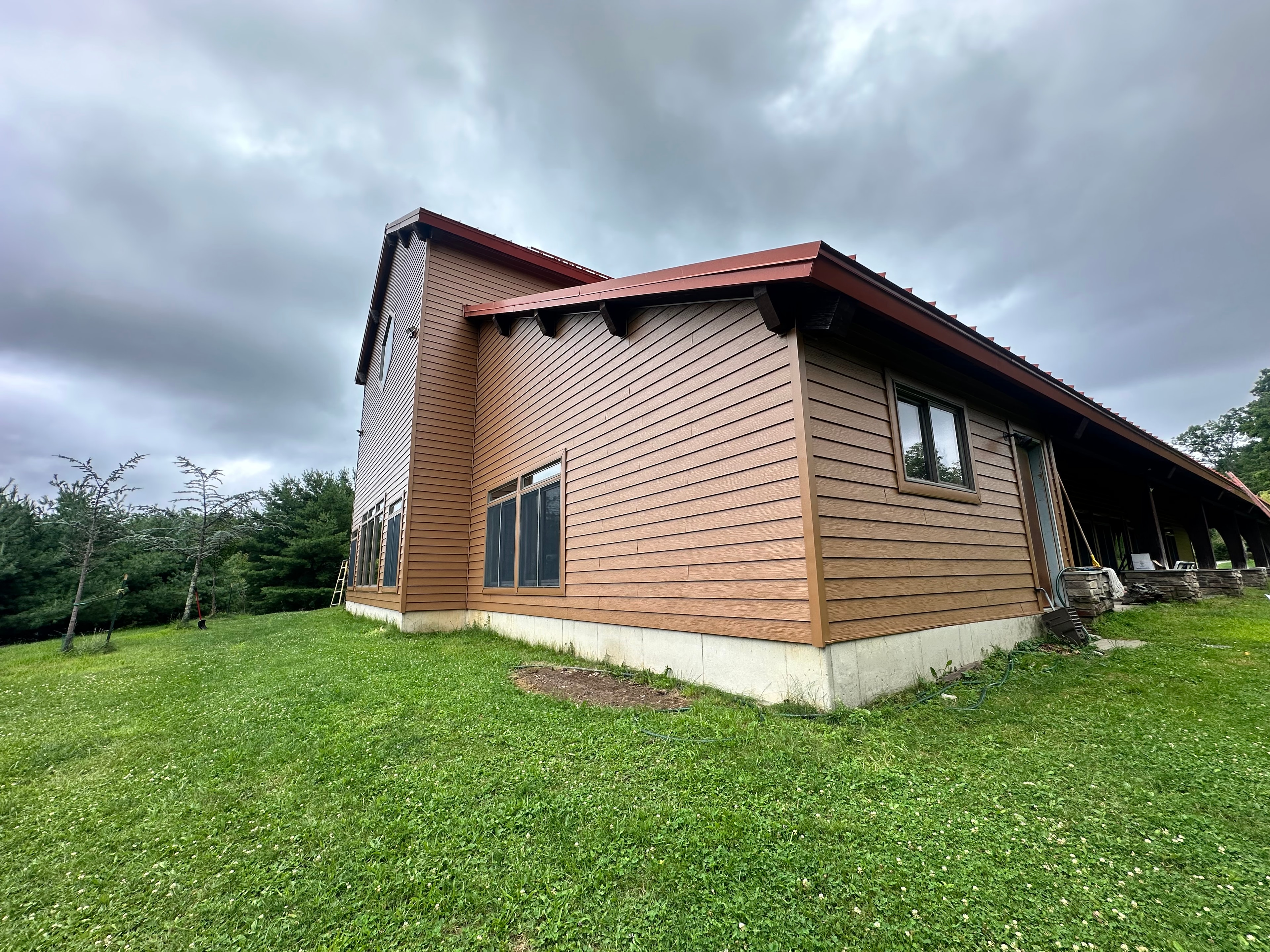 Completed home exterior project